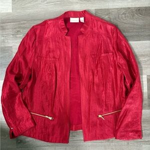 Chicos vibrant red Women's Jacket